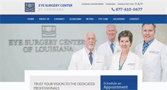 Desktop Screenshot of eyesurgerycenterla.com